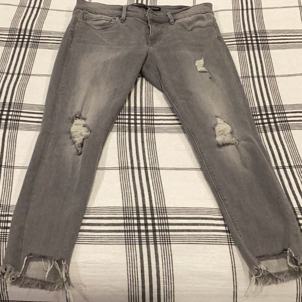 EXPRESS GRAY ANKLE JEAN LEGGING